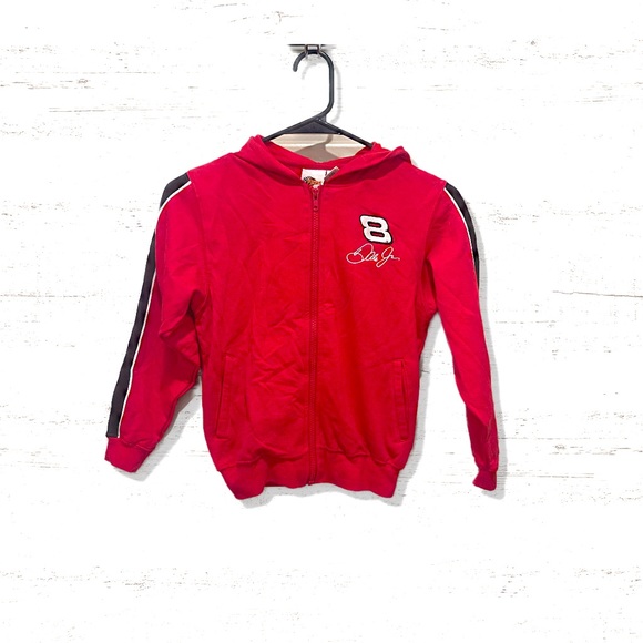 Dale Earnhardt Jr Winner’s Circle Zipper Hoodie Kids Size 7 - Picture 1 of 4